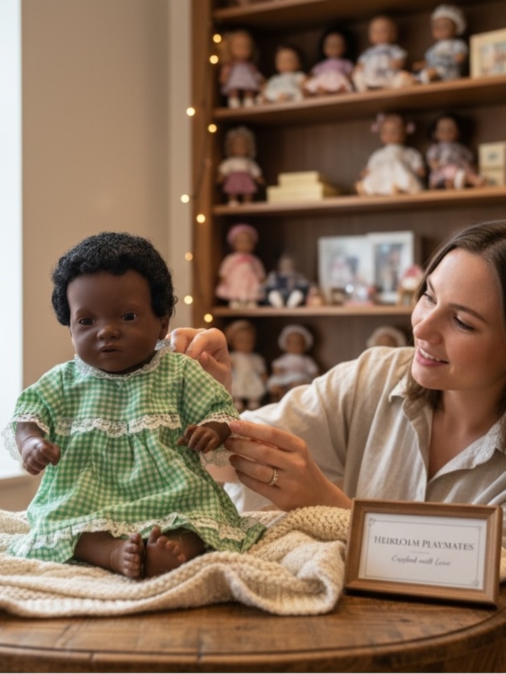 Lurge vintage African American baby doll